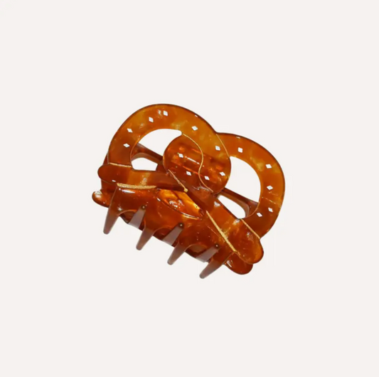 Solar Eclipse - Pretzel Snack Hair Claw