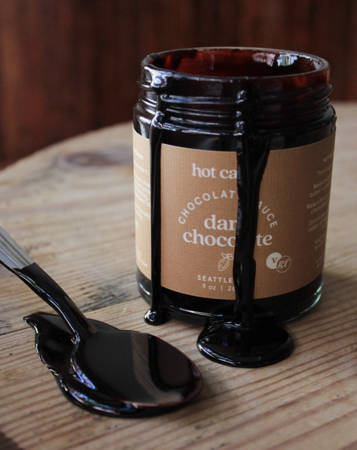 Hot Cake - Dark Chocolate Sauce