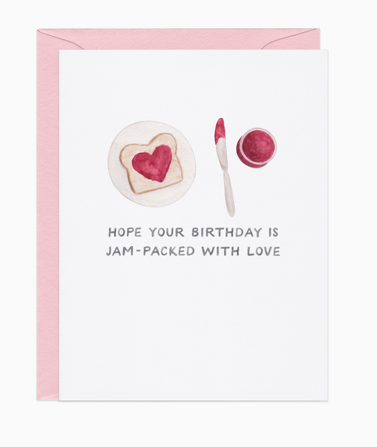 Amy Zhang - Jam-Packed with Love Birthday Card