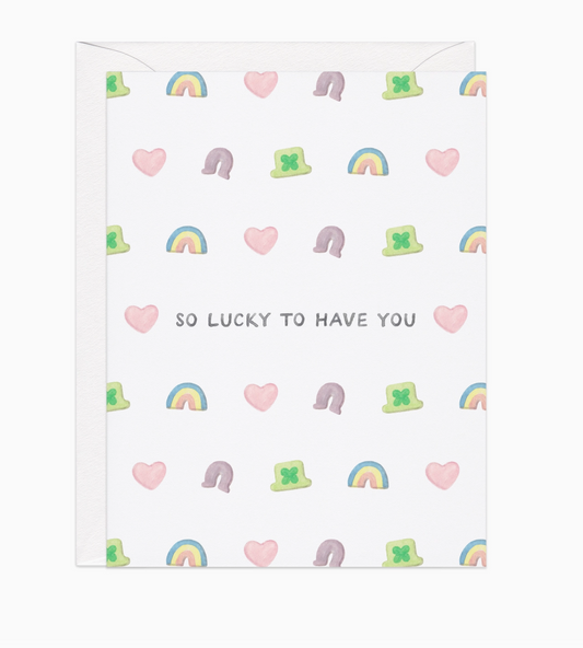 Amy Zhang - Lucky (Charms) To Have You Thank You Card