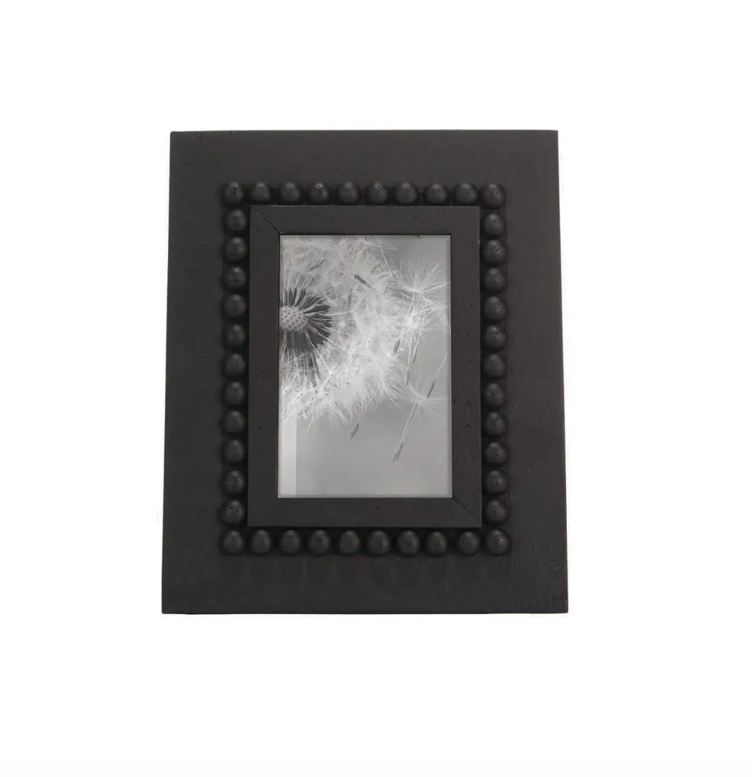 Foreside Home & Garden - 4'' x 6'' Black Gigi Photo Frame