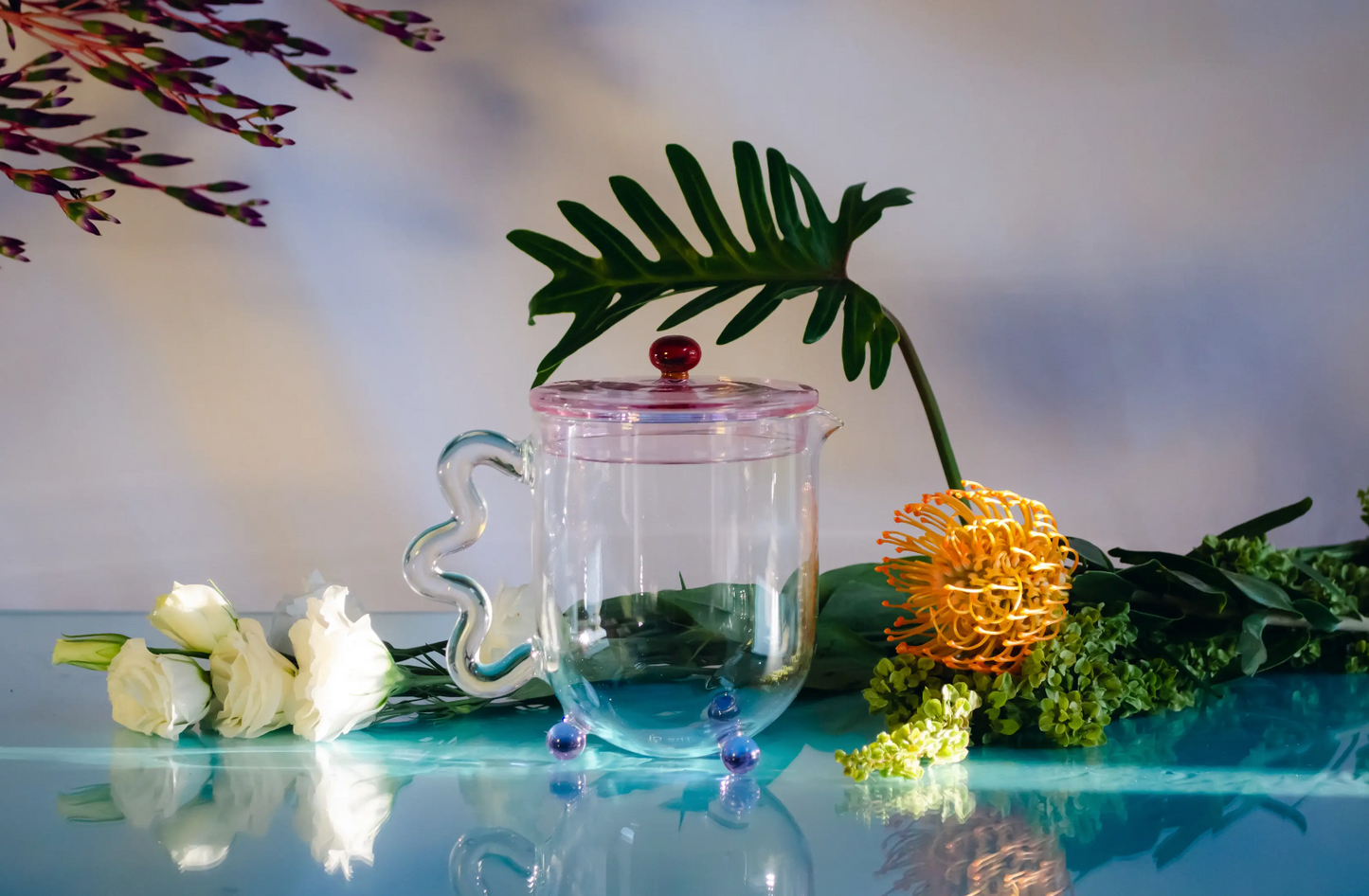 The Qi - Bloom Glass Tea Pot