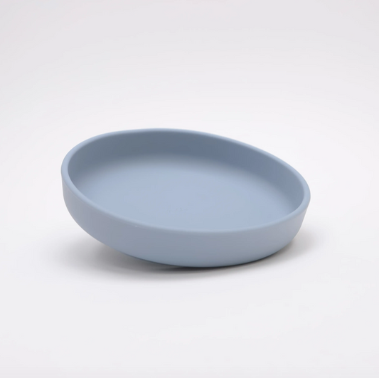 La Romi Ltd - Round Silicone Suction Plates - Petrol Blue