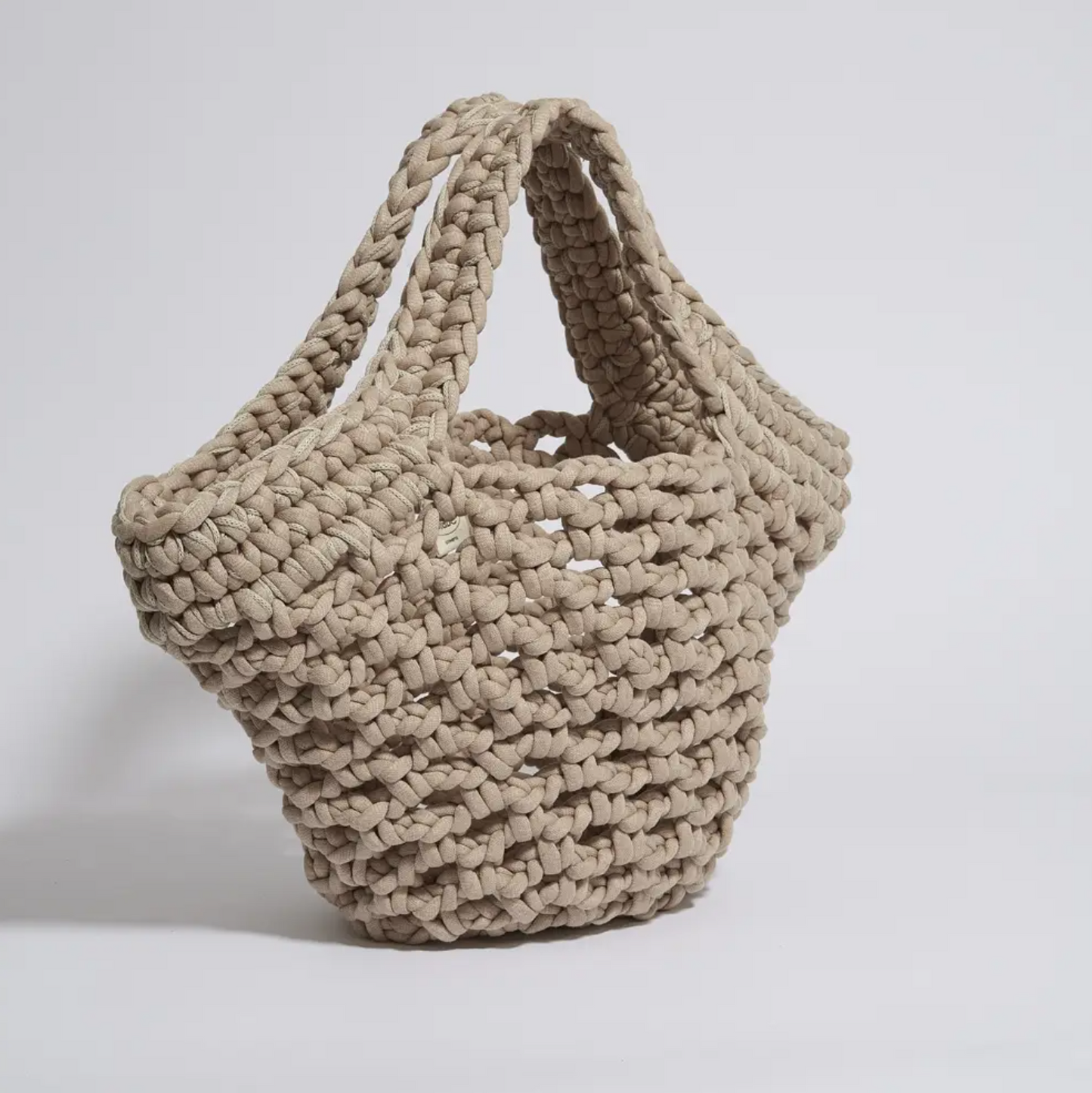 The Mama Made - Ingrid Basket Bag - Beige