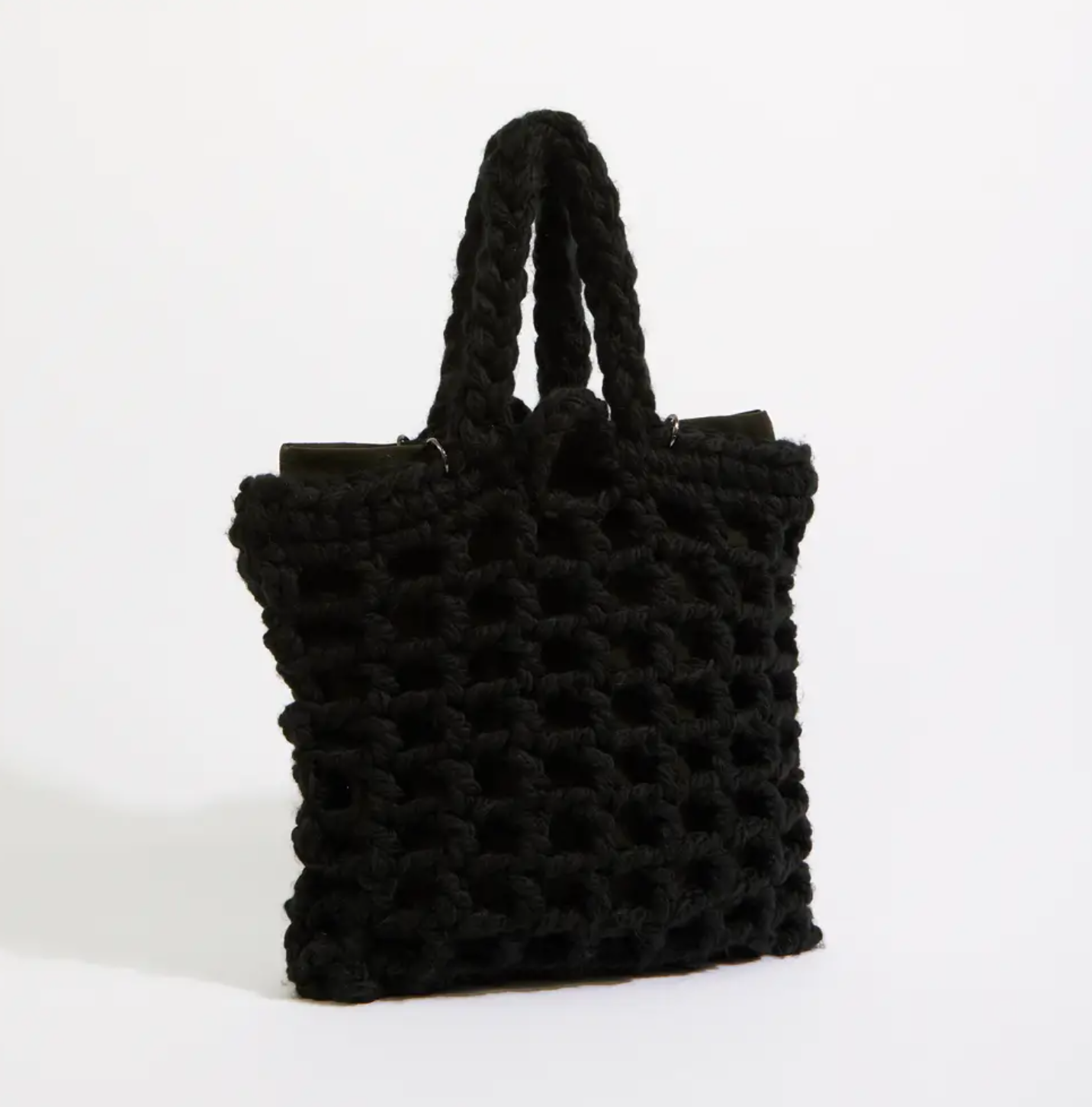 The Mama Made - Mama Tote Alpaca Wool -  Black