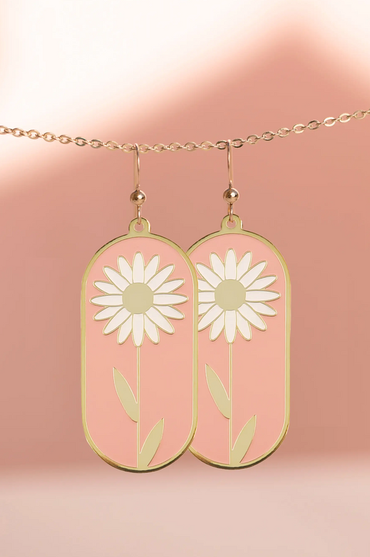 Tiny Deer Studio - Tall Daisy Earrings