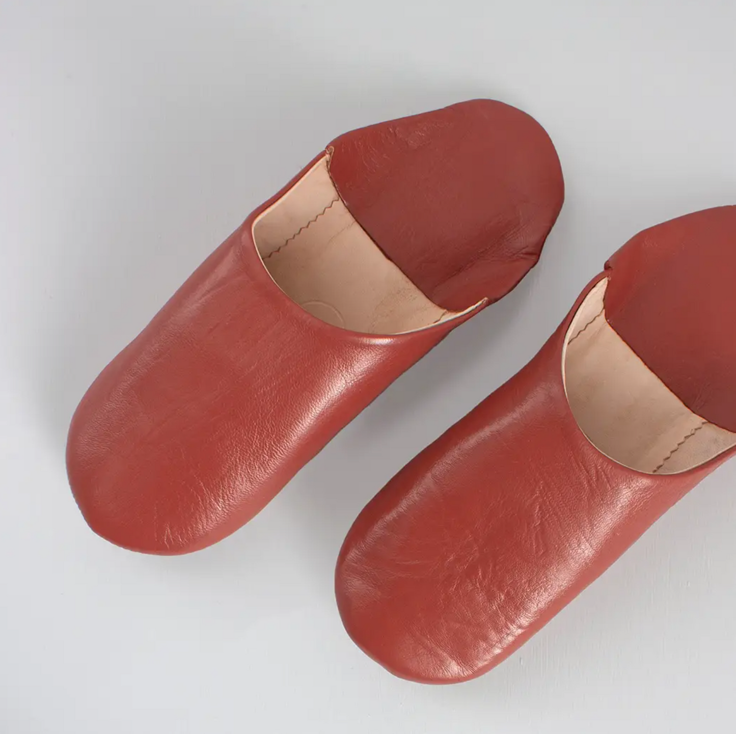 Bohemia Design - Moroccan Babouche Basic Slippers - Terracotta