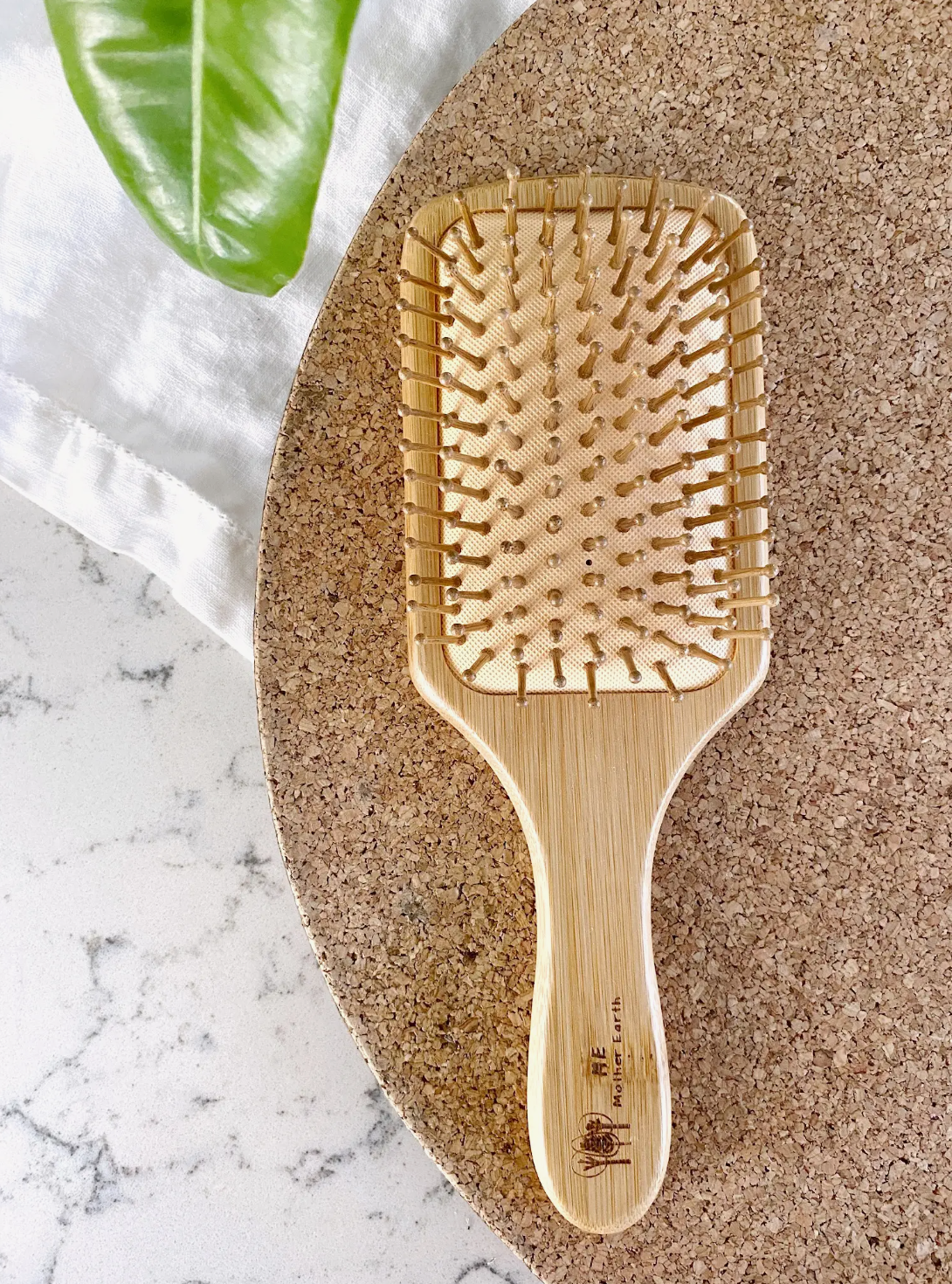 Me Mother Earth - Bamboo Paddle Hairbrush