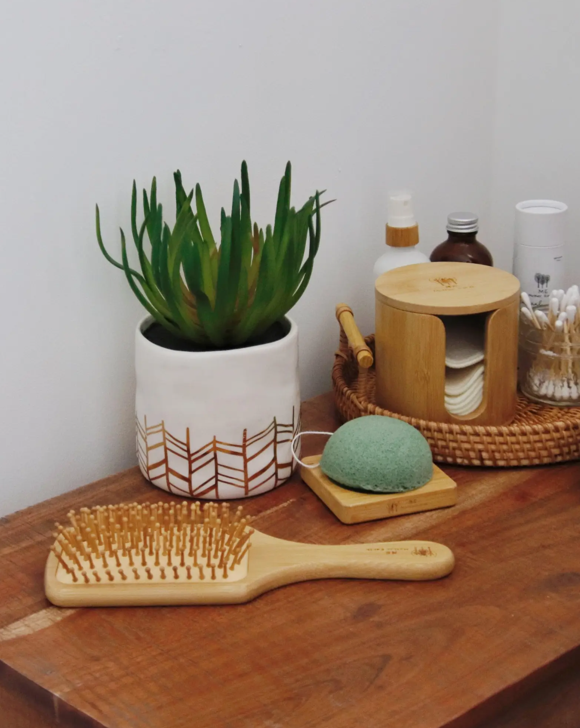 Me Mother Earth - Bamboo Paddle Hairbrush