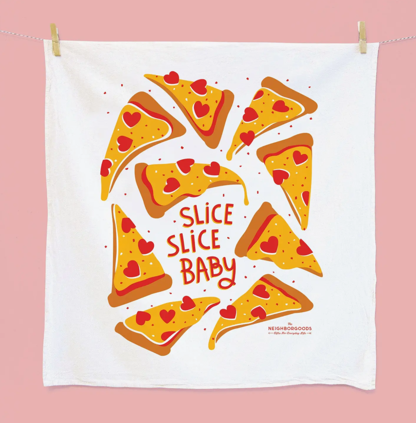 The Neighborgoods - Hawaiian Pizza - Dish Towel Set of 2