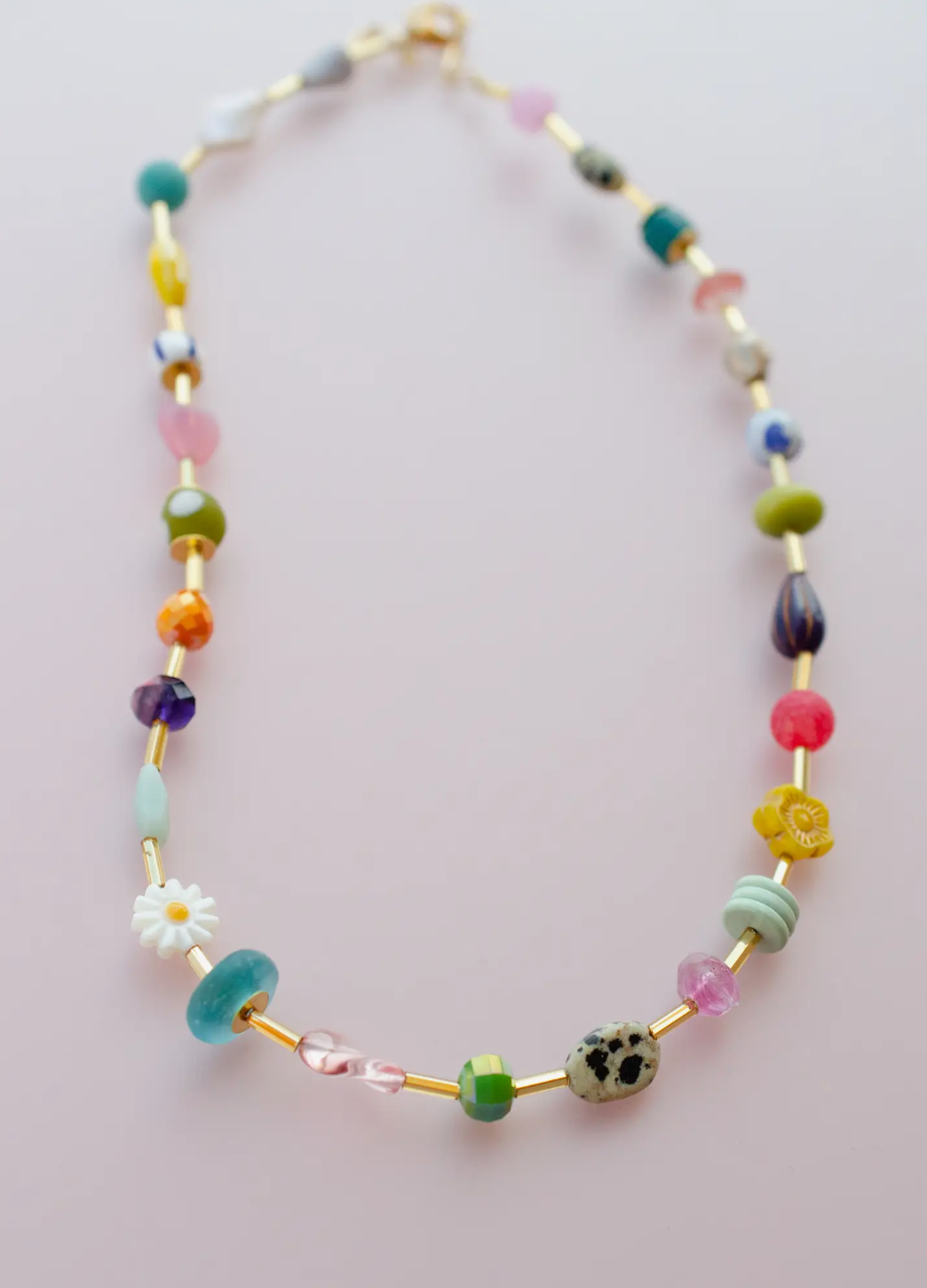 Jill Makes - Mariposa beaded Necklace