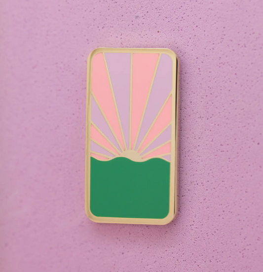 Tiny Deer Studio - Ocean Sun Enamel Pin