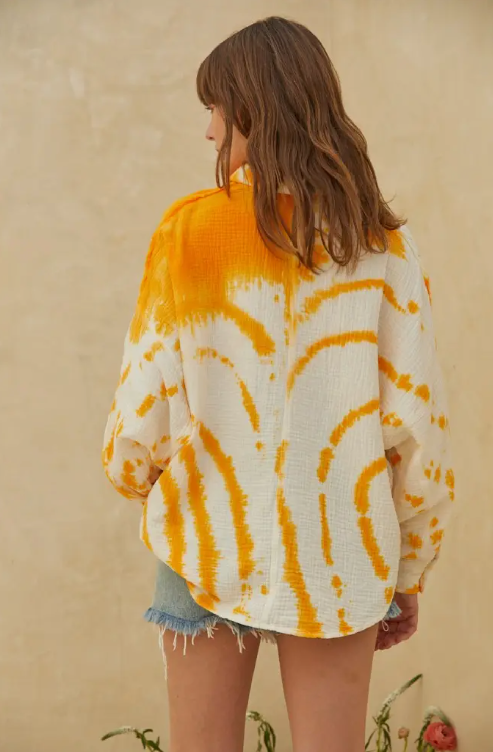 By Together - Wild Ride Top - Orange Ivory