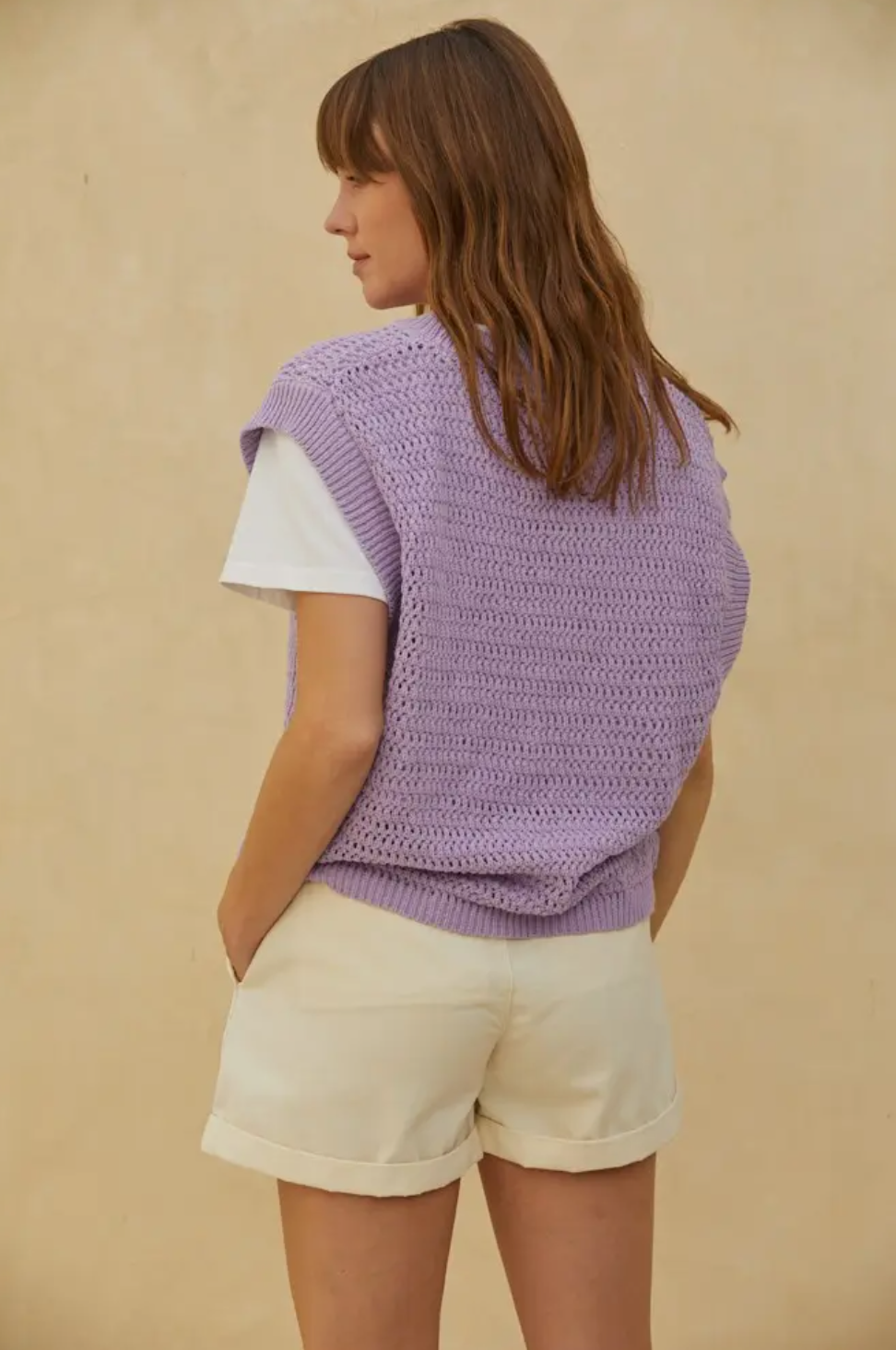 By Together - Here For It Vest - Lavender