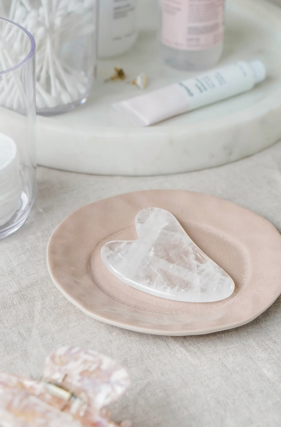 Xander Kostroma - Clear Quartz Crystal Gua Sha