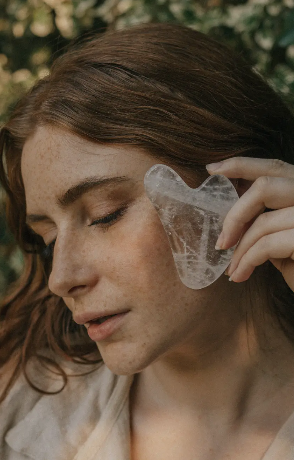 Xander Kostroma - Clear Quartz Crystal Gua Sha