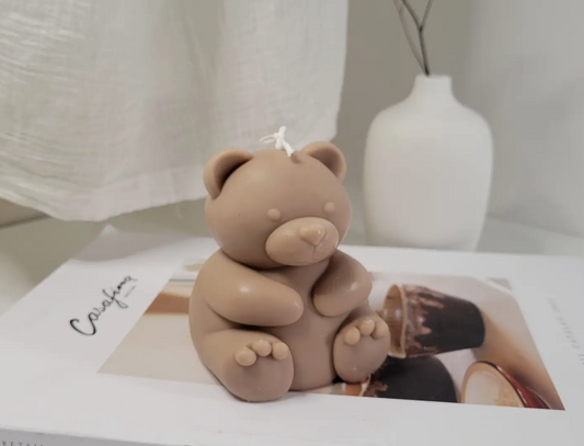 Three Springs Candle Co. - Teddy Bear Candle - Mocha