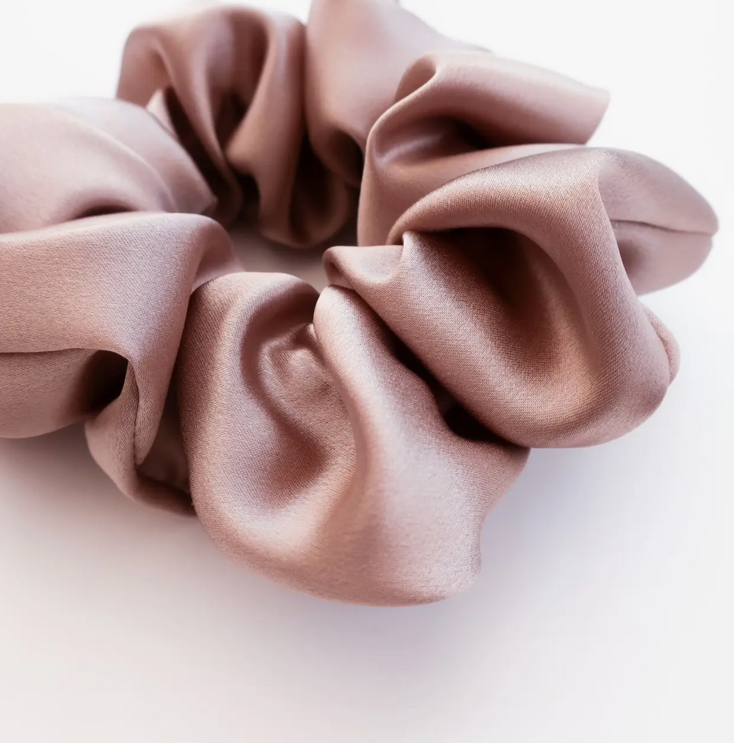 Antler & Acre - 100% Silk Scrunchie - Camel